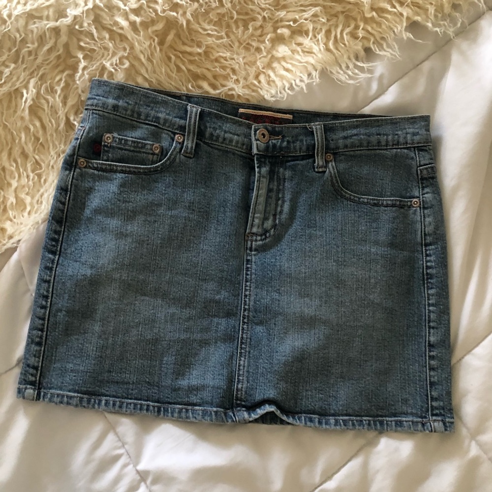 Z. Cavaricci Jean Mini Skirt!!